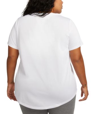 Plus Size Active Dri-FIT Women's Short-Sleeve Logo T-Shirt 