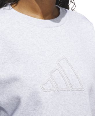 Women's Faux-Pearl Logo Crewneck Sweatshirt