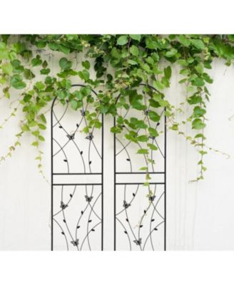 Streamdale 2 Pack 71" Metal Garden Trellis - Climbing Plant Support