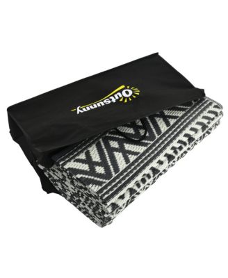 Reversible Outdoor Rug: Waterproof Plastic Straw Carpet for Outdoor and RV Use