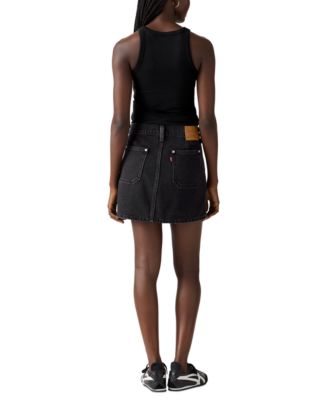 Women's Cotton Moto Icon Mini Skirt