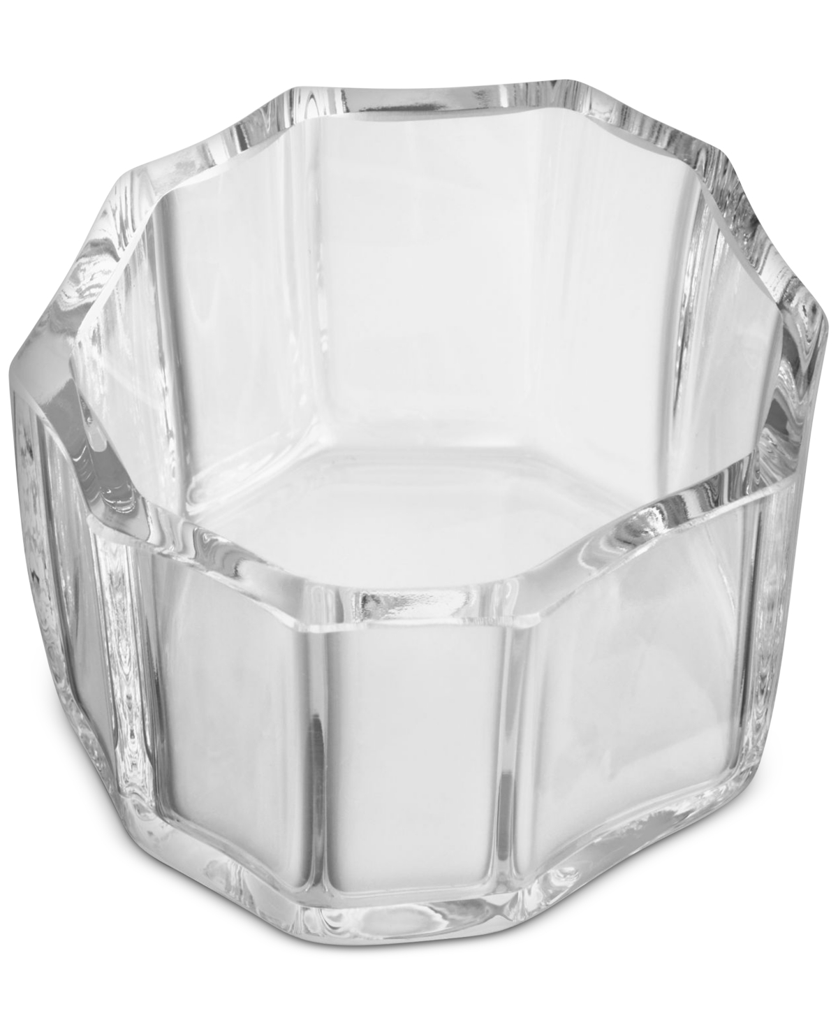 Orrefors Reed Crystal Votive Candle Holder, Small In Transparent