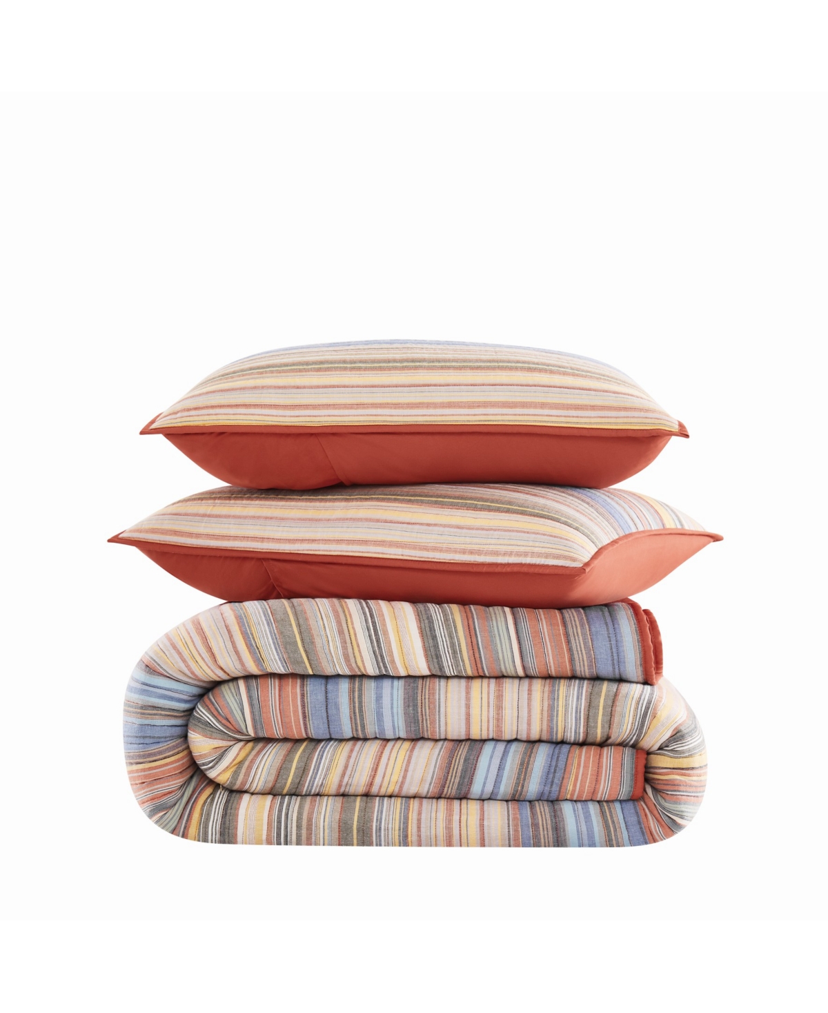 Oceanfront Resort Naples Yarn Dye Stripe 3-pc. Quilt Set, King In Multi