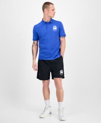 Men's Core Fanwear Relaxed Fit Short Sleeve Sponsor Logos Polo Shirt