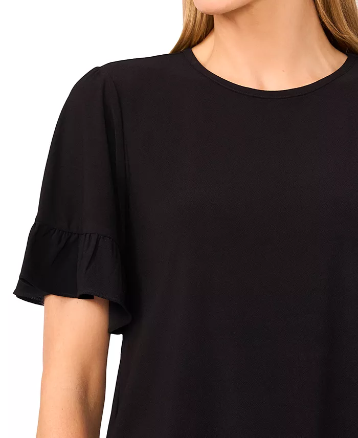 Women's Ruffled Short-Sleeve Tiered Top - thumbnail 8