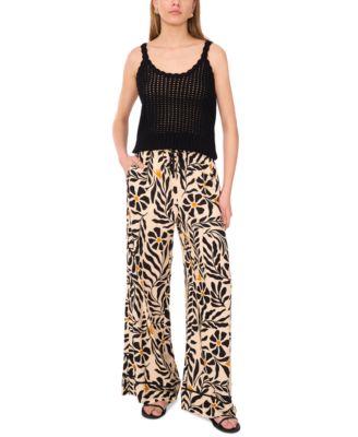 Women's Pointelle Knit Tank Top