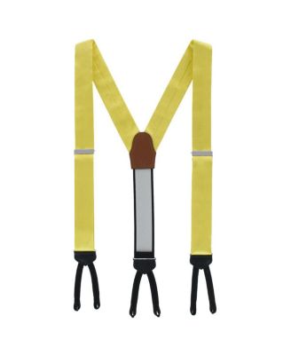 Men's Sutton Solid Color Silk Formal Suspenders | Y-Back, Adjustable Braces
