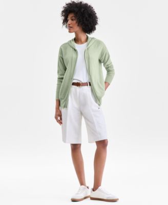 Charter Club - Women's 100% Cashmere Zip Hoodie