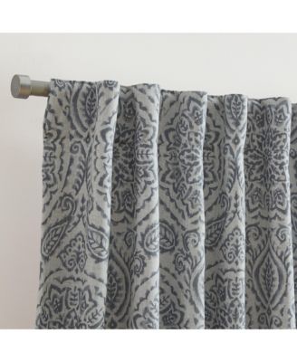 Giovanni Medallion Linen Blend Window Curtain Panel