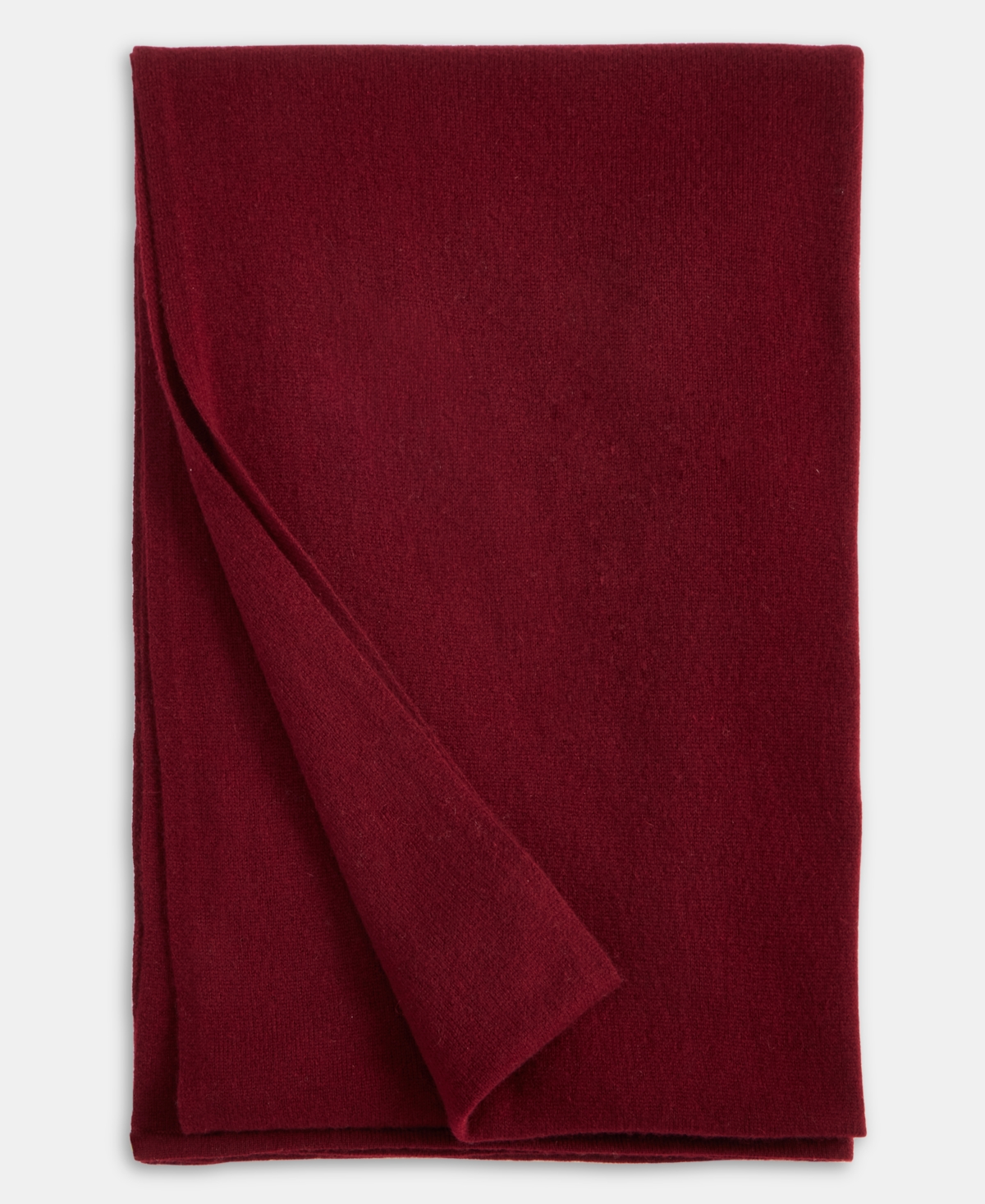 Charter Club 100% Cashmere Oversized Scarf, Macy's Exclusive In Burgundy