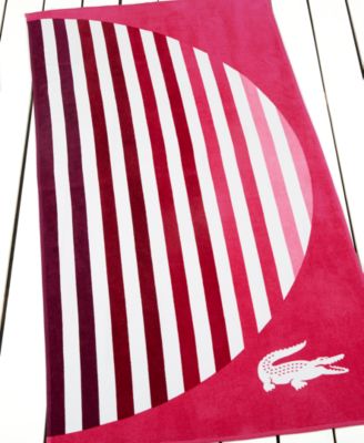 macys lacoste beach towel