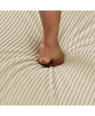 Streamdale Beige Corduroy Sofa Set with Storage & Cup Holders