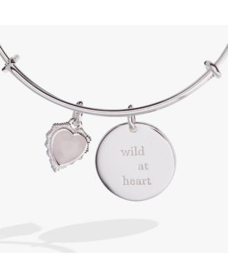 Wild At Heart Duo Charm Bangle Bracelet