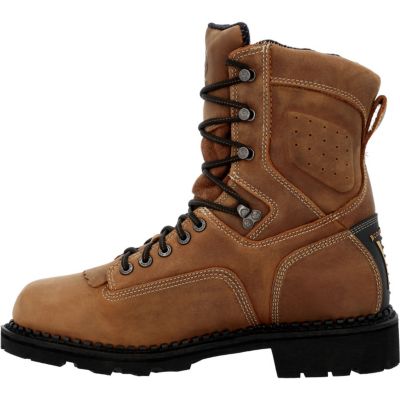 Men's Comfort Core Waterproof Low Heel Logger Work Boot