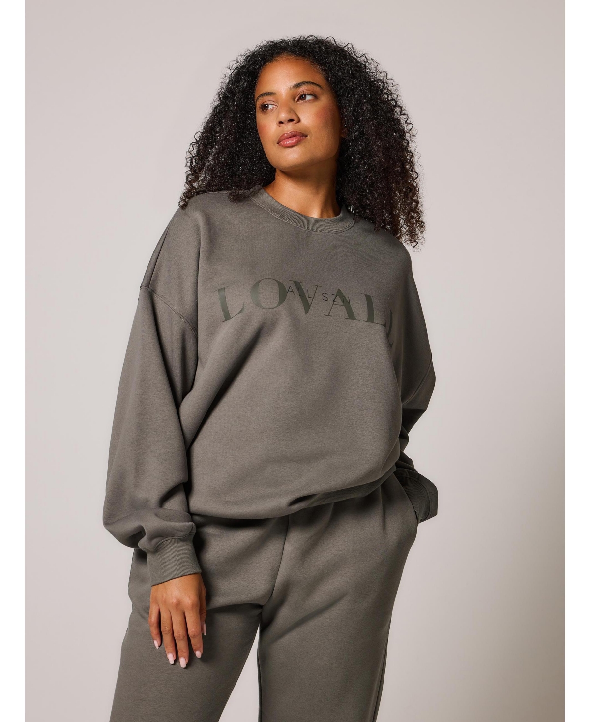 Women's All Szn Oversized Sweatshirt - Slate green