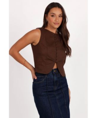 Women's Daniella Linen Vest