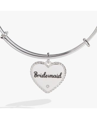 Bridesmaid Heart Bangle Bracelet