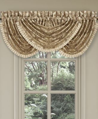 Gold Coast Window Waterfall Valance, 33" x 49"