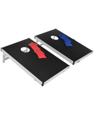 Cornhole Set with Foldable Design and Side Handle