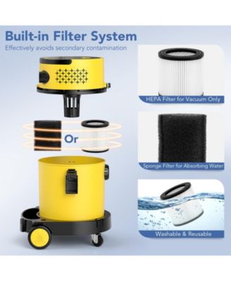 4-in-1 Portable Wet Dry Vacuum Cleaner