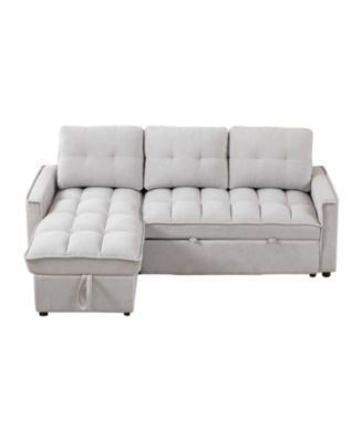 Streamdale Reclining Pull-Out Sofa Bed w/ USB & Storage