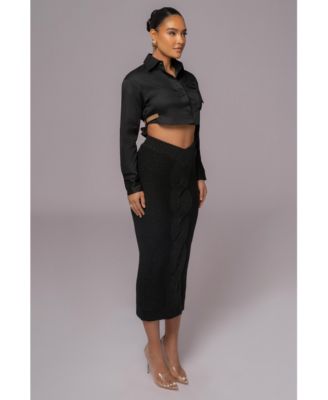 Women's Merine Knit Midi Skirt