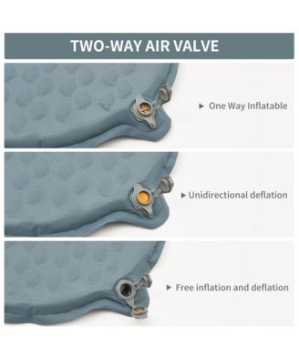 Ultralight Self Inflating Insulated Sleeping Pad with Foam, Lightweight Rectangular Sleeping Mat for Camping Backpacking Hiking Traveling, ISPO Award Winner 2024