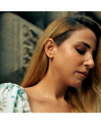 Nested Loop 3D Drop Earring in Sterling Silver