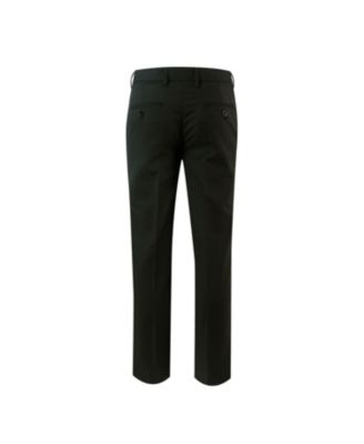 Big Boys Black Slim Fit Dress Pants