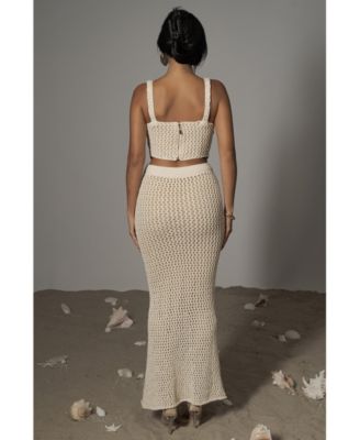 Women's Beachside Crochet Bustier