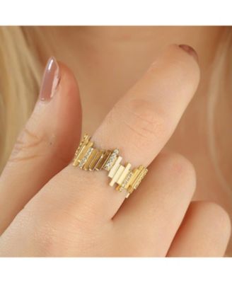 New Multiple Bar Sterling Silver Ring