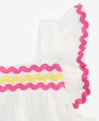 Baby Girls Cotton Clip-Dot Top & Bloomer Shorts, 2 Piece Set, Exclusively at Macy's