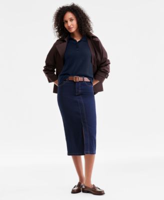 Women's 100% Cashmere Short-Sleeve Polo Sweater, Macy's Exclusive