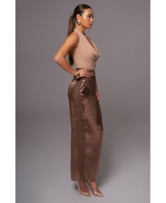 Women's Nora Satin Maxi Skirt