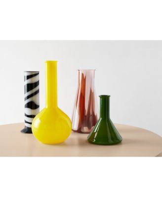 Crystal 12.4" Lab Round Flask Vase