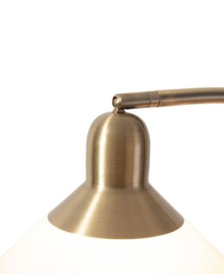 60" Wood Melmar Lucite Arc Floor Lamp