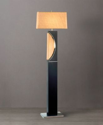 63" Metal Half Moon Floor Lamp