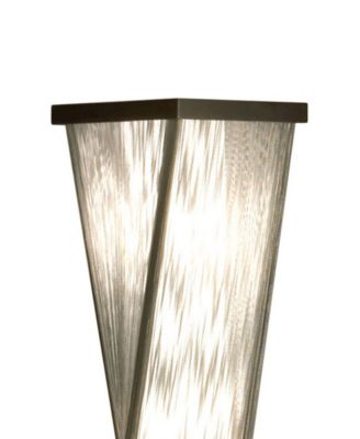 54" Wood Torque String Floor Lamp
