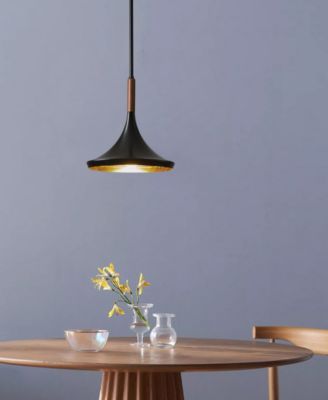 10" Metal Lodi Small Pendant Lamp