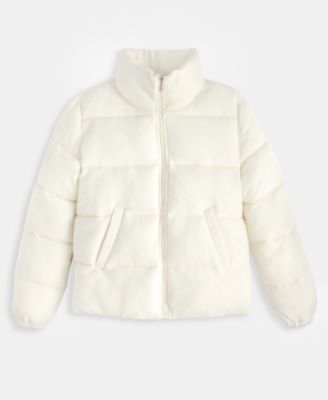 Women's Cashmere Puffer Jacket, Macy's Exclusive
