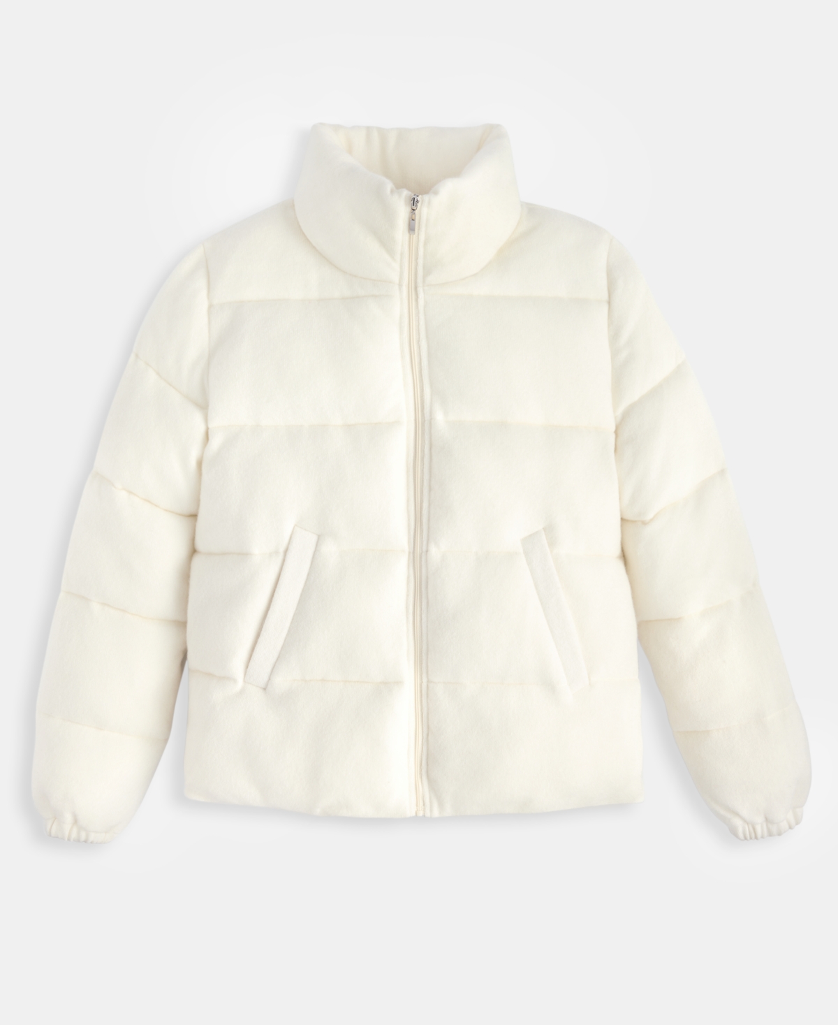 Charter Club Women's Cashmere Puffer Jacket, Macy's Exclusive In White