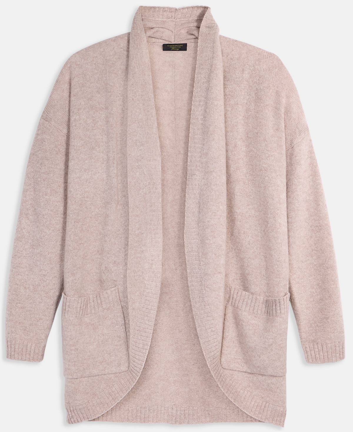 Charter Club Womens Cashmere Sleeveless Crewneck Sweater Cashmere Cocoon Cardigan Macys Exclusive In Neutral