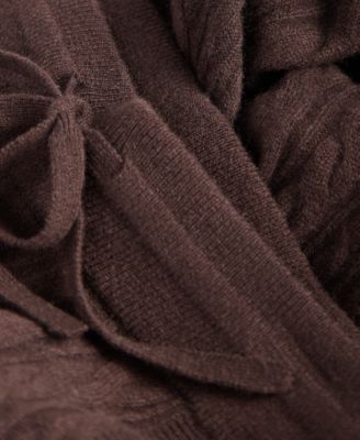 Women's 100% Cashmere Cable-Knit Pull-On Pants, Macy's Exclusive