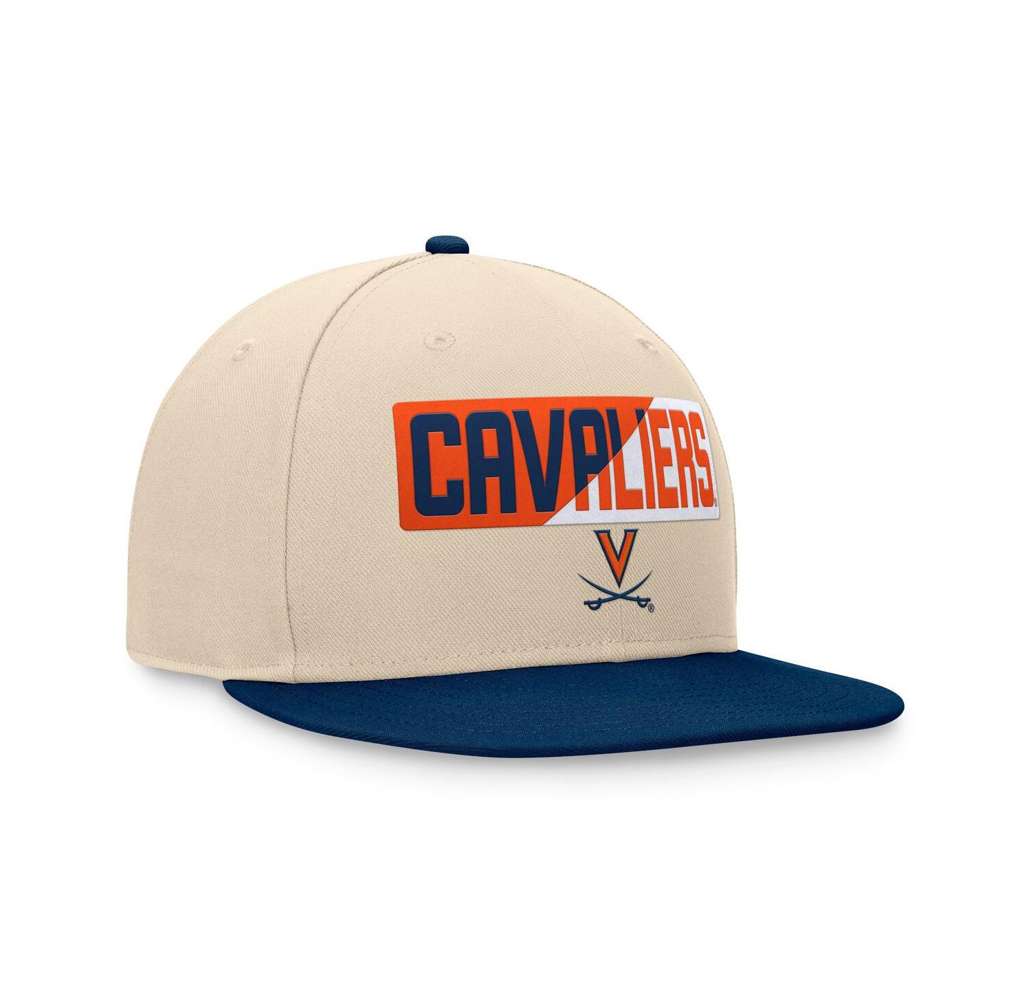 Men's Khaki Virginia Cavaliers Goalaso Snapback Hat