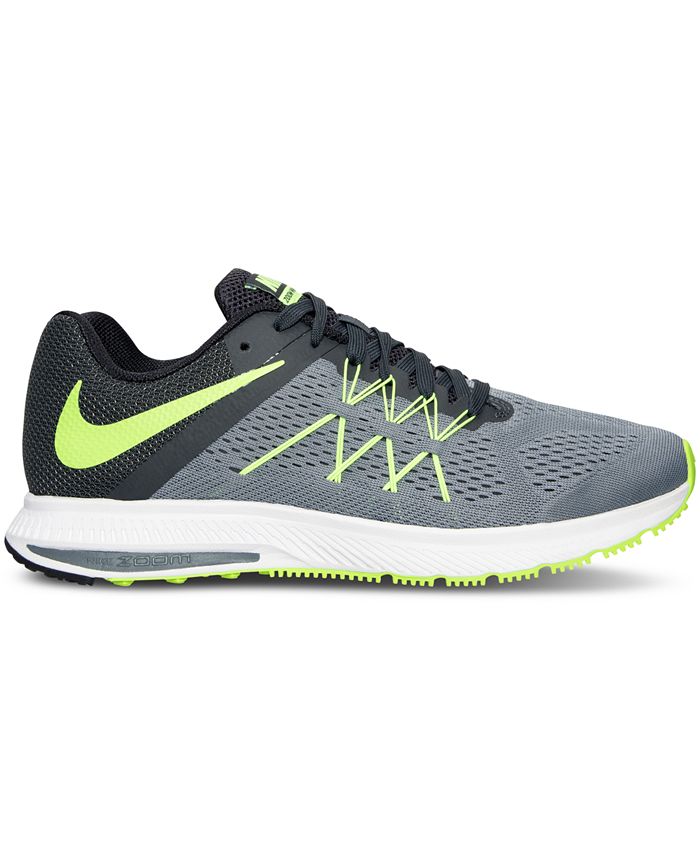 Nike Men's Air Zoom Winflo 3 Running Sneakers from Finish Line - Macy's