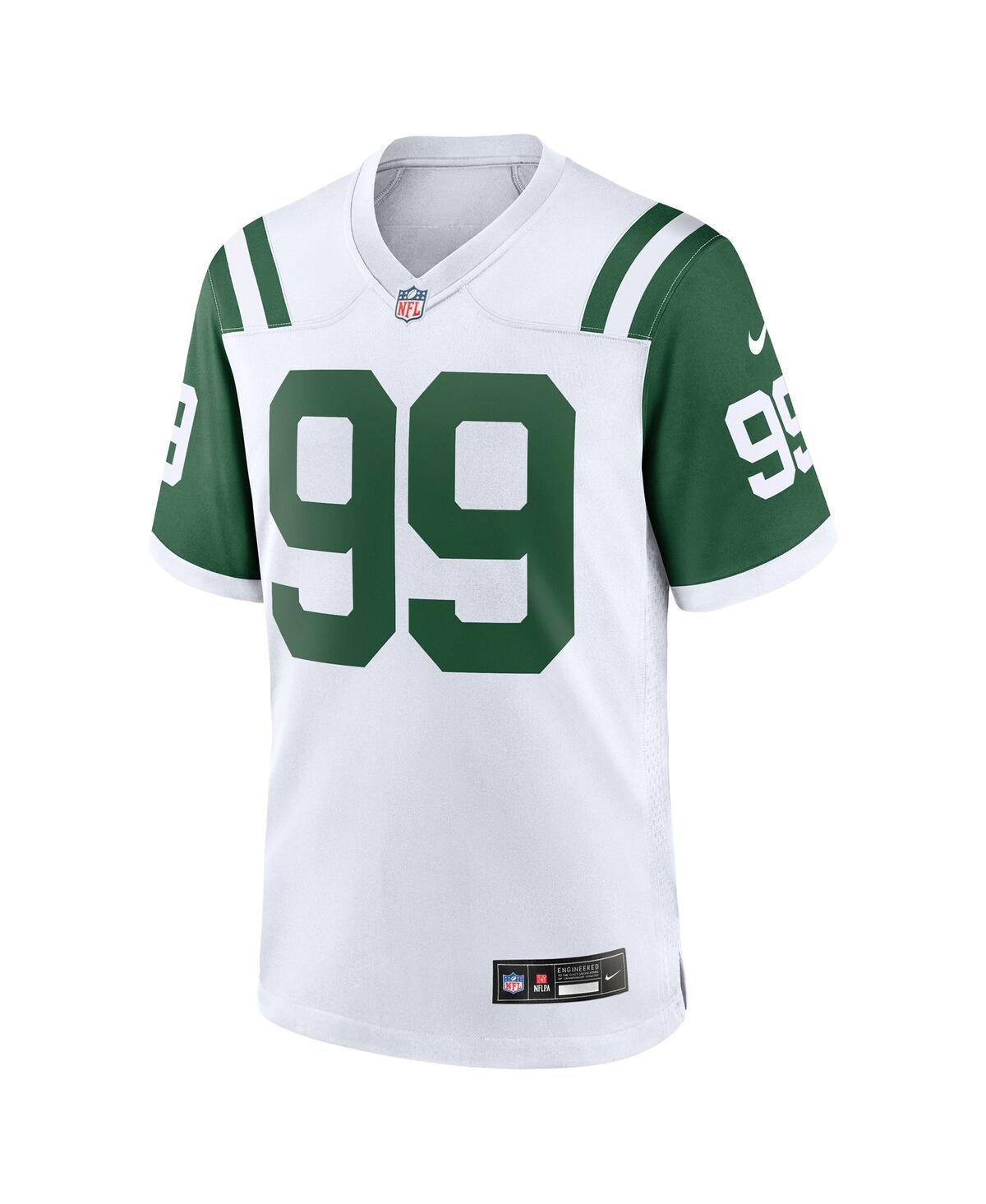 Nike Men's Mark Gastineau White New York Jets Classic Alternate Retired Player Game Jersey
