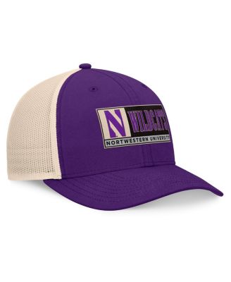 Men's Purple/Natural Northwestern Wildcats Bennett Trucker&nbsp;Adjustable Hat