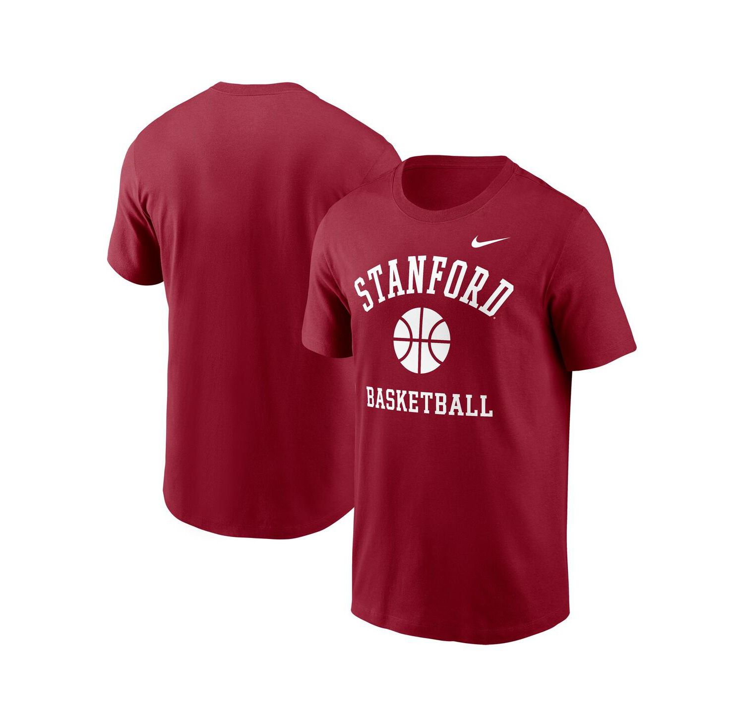Men's Cardinal Stanford Cardinal Basketball Icon T-Shirt