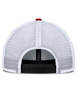 Men's Black New Jersey Devils Fundamental One-Time Trucker Adjustable Hat