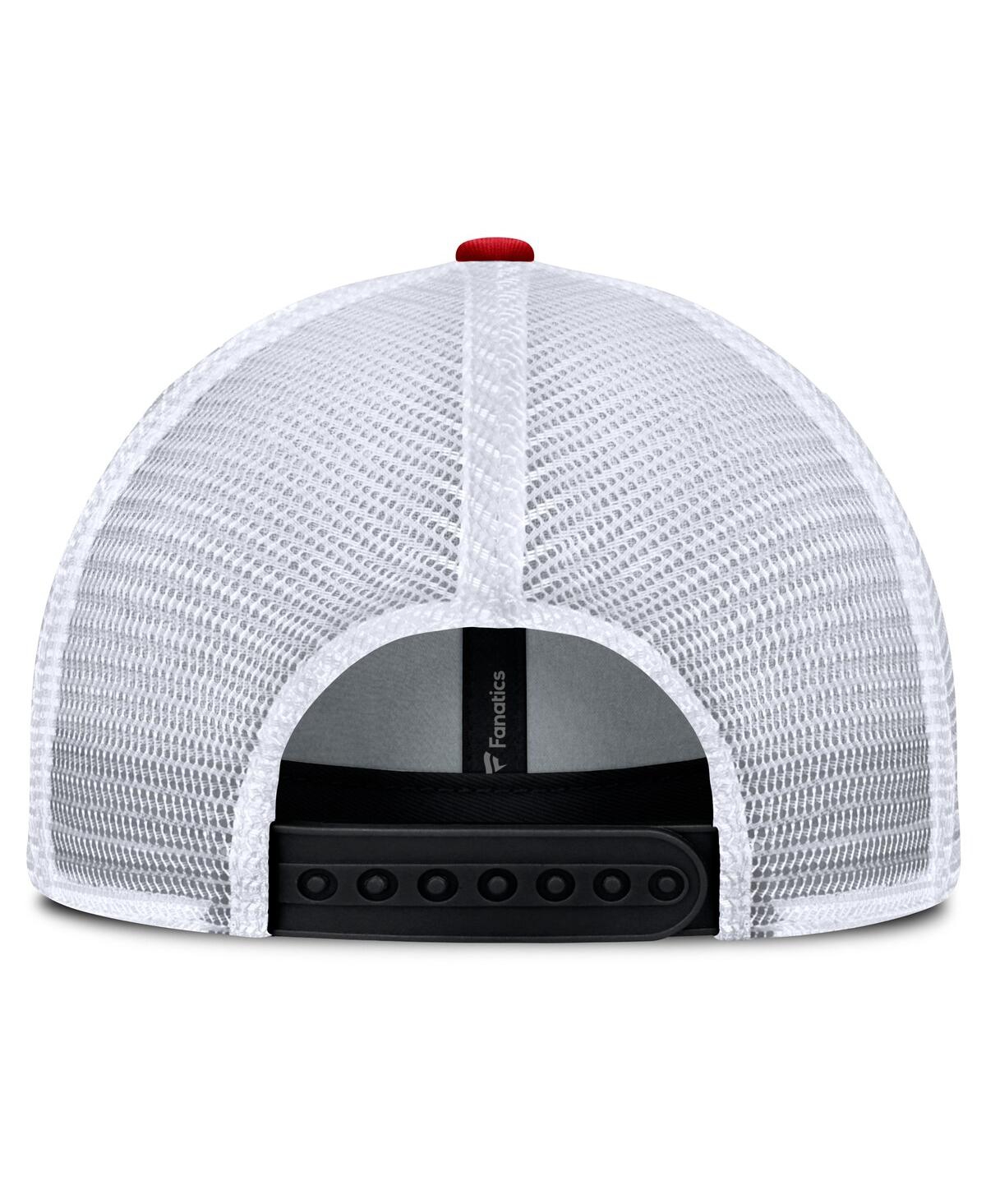 Fanatics Men's Black New Jersey Devils Fundamental One-time Trucker Adjustable Hat